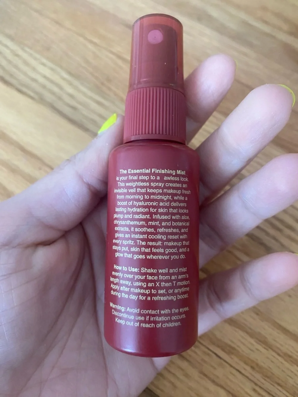 ❤️ New BISHA The Essential Finishing Mist — Mini/Travel/Sample size